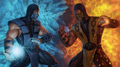 Sub Zero vs Scorpion | Behance