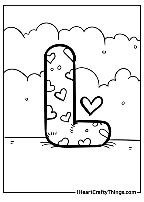 Letter L Coloring Pages Preschool