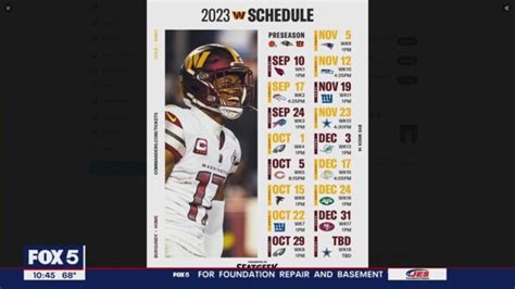 2023 Commanders schedule released | The Courier Mail