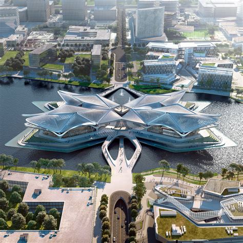 Zaha Hadid Architects reveals images of four-winged cultural centre in ...