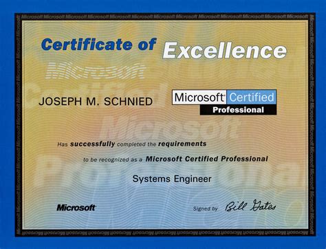 MCSE certificate | www.flickr.com/photos/jmschneid/845335067… | Joseph ...