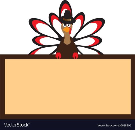 Thanksgiving turkey Royalty Free Vector Image - VectorStock