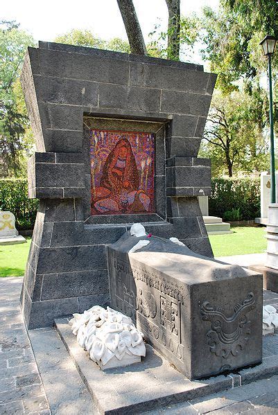 Tomb of Diego Rivera, Mexican painter and muralist, in the Panteon ...