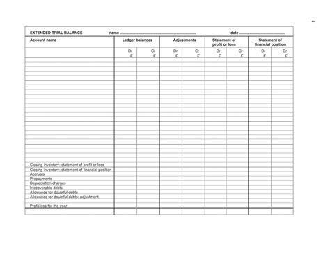 Free Printable Bookkeeping Templates [Excel, PDF, Word]