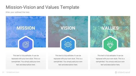 Mission Vision And Values Powerpoint Template - Free Power Point ...