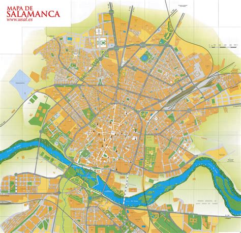 Salamanca map - Full size | Gifex