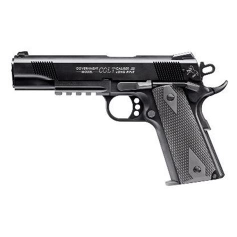 Walther Colt Government 1911 A1 Rail, Semi-automatic, .22LR, 5" Barrel ...