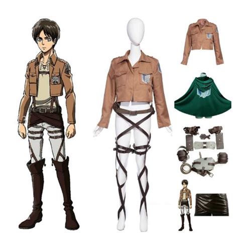 Attack on Titan Cosplay Disfraz Shingeki no Kyojin Mikasa Ackerman Chal ...