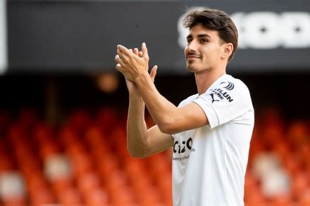 Andre Almeida During Presentation Valencia Cf Editorial Stock Photo ...