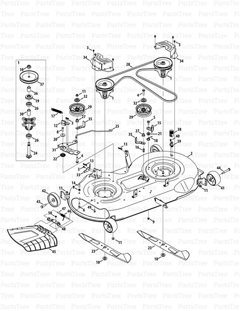 Cub Cadet 46 Inch Mower Deck Belt Diagram - Belt Poster