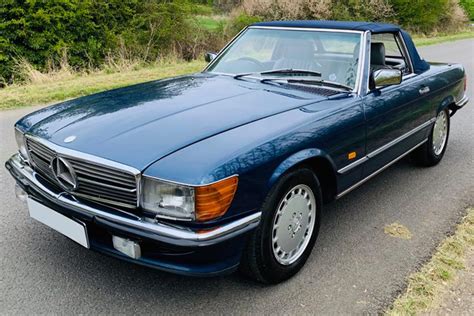 1986 Mercedes-Benz 500SL (R107) *SOLD* Nautic Blue with Grey Leather ...