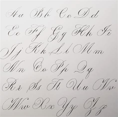 Copperplate Script Typography Calligraphy | Lettering 0DA