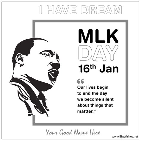 MLK 2024 Day | Martin Luther King Jr. Day Image with Quote