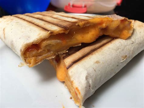 Cheese and Onion Toasted Wrap with Chili Jam - Toastie Recipes