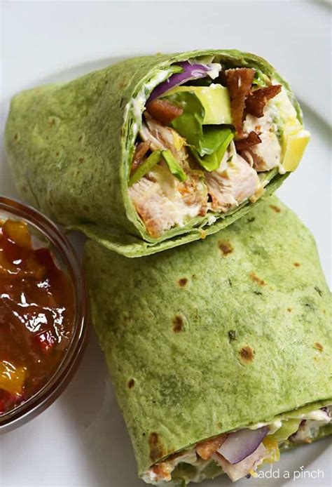 Sweet and Spicy Chicken Wraps Recipe - Add a Pinch