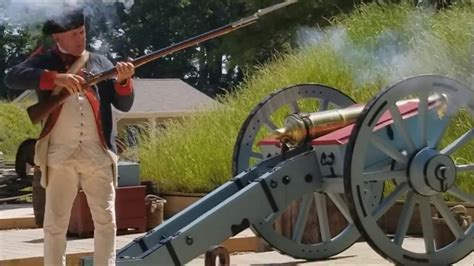 Firing a musket - YouTube