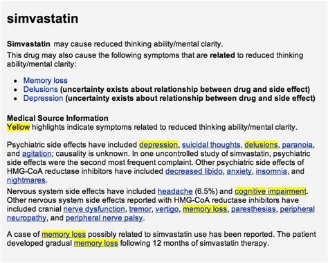 Side effects of Simvastatin Ways To Lower Cholesterol, Cholesterol ...