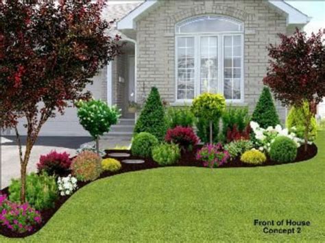 Flower beds in front of house Ideas 3519 en 2020 | Aménagement paysager ...