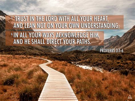 Proverbs 3:5-6 Poster Trust in the Lord Bible Verse Quote Wall | Etsy