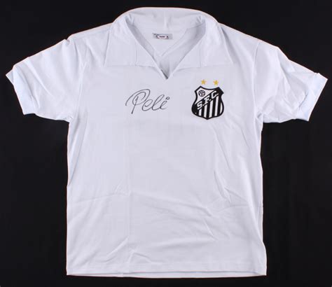 Pele Signed Team Santos FC Jersey (PSA COA) | Pristine Auction