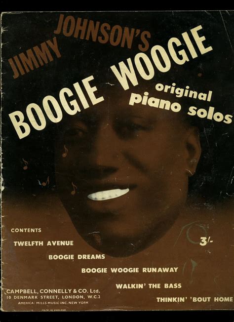 Jimmy Johnson's Boogie Woogie Original Piano Solos [Piano Sheet Music ...