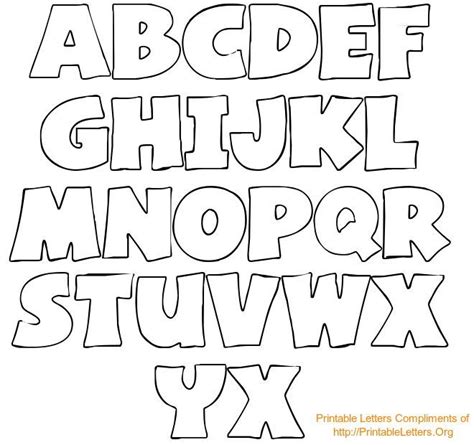 Printable Letters Stencils To Trace