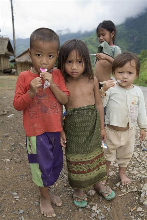 Children in Laos editorial photography. Image of laotian - 5482787