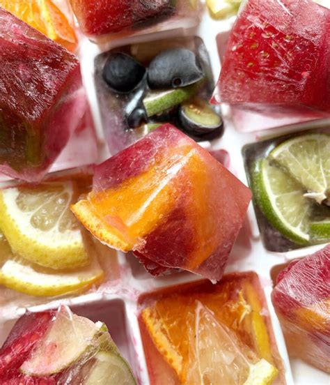 Fruit Ice Cubes