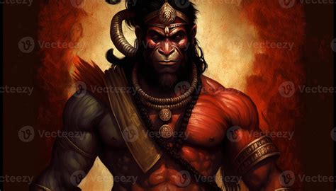 the lord hanuman mighty god image 22311386 Stock Photo at Vecteezy