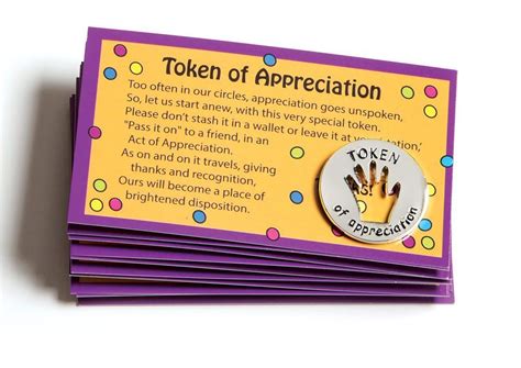 Amazon.com : Tokens of Appreciation and Cards (set of 10) : Academic ...