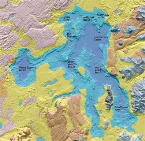 Yellowstone Lake Geology - Yellowstone National Park (U.S. National ...