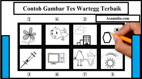 Contoh Gambar Tes Wartegg Terbaik Soal dan Jawaban