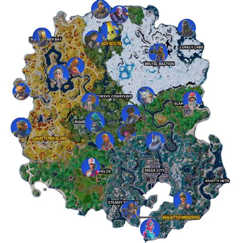 All Fortnite Character Locations - Fortnite Guide - IGN