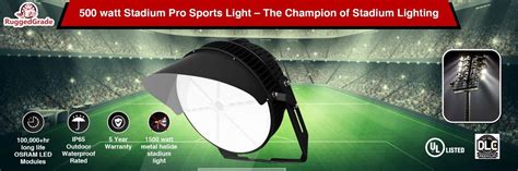 1000 Watt LED StadiumPro III LED Stadium Lights - 130,100 Lumen LED ...