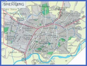 Shenyang Map Tourist Attractions - ToursMaps.com