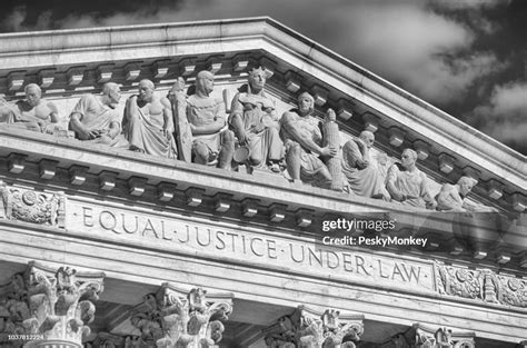 Us Supreme Court Building Detail Closeup High-Res Stock Photo - Getty ...