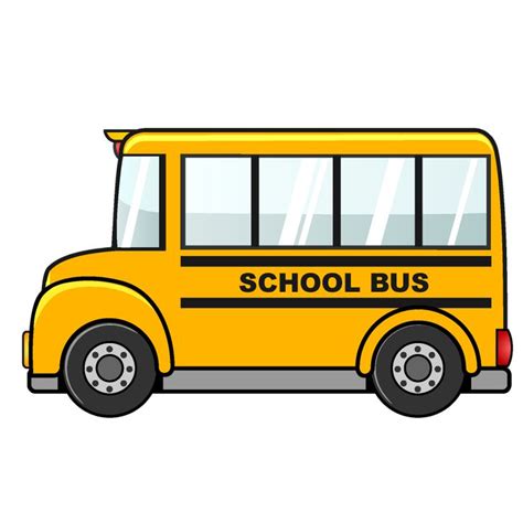 Left of Small School Bus Clip Art Free Pictures｜Illustoon | School bus ...