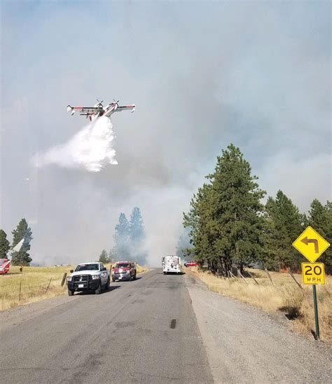 Wildfire forces evacuation of nearly 800 homes in Spokane County | KOMO