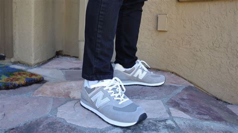 New Balance 574 Core 'Grey/White' (ML574EVG) Review & On-Feet! - YouTube