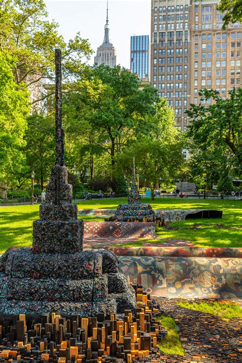 Madison Square Park 2019 art installation by Leonardo Drew opens