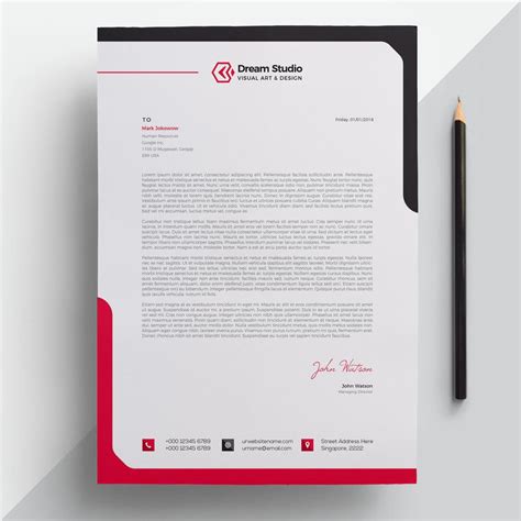 Modern company letterhead - Download Free Vectors, Clipart Graphics ...