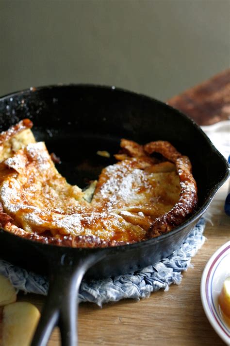 Indigo Scones: Brown Butter Caramel Apple Dutch Baby