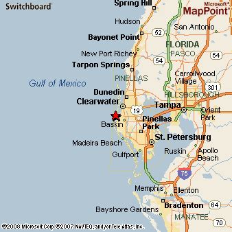 Where is Belleair Beach, Florida? see area map & more