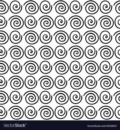 Pattern with spiral Royalty Free Vector Image - VectorStock