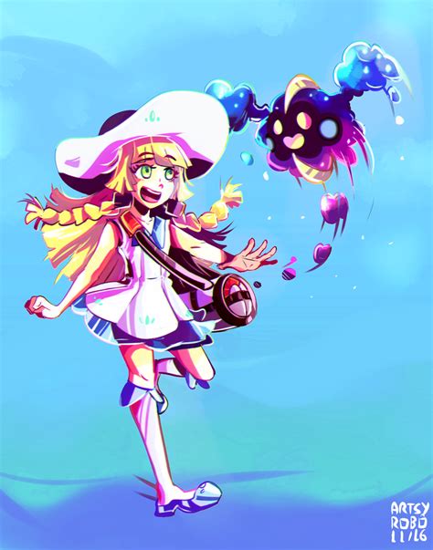 Lillie and Nebby by MarlonLeal on DeviantArt