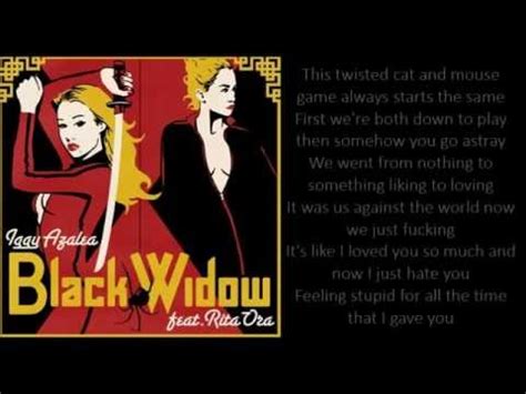 Iggy Azalea - Black Widow ft Rita Ora (Lyrics) - YouTube