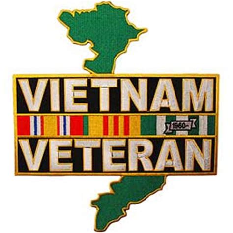 Vietnam Veteran Service Ribbon - Country 12 inch Patch – Military ...