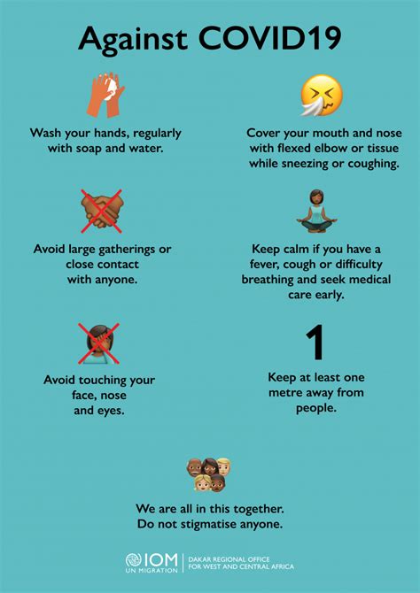 COVID-19 prevention posters | IOM Regional Office for West and Central ...