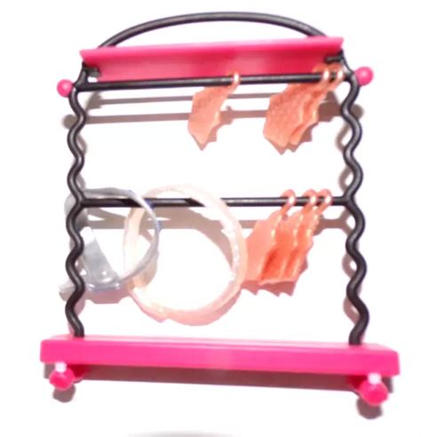 LOL OMG SURPRISE Doll Mansion Clothes Rack Furniture 8 accessories t2c ...