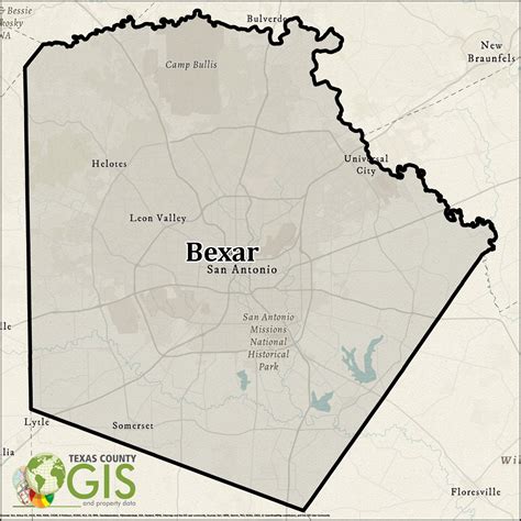 Bexar County GIS Shapefile and Property Data - Texas County GIS Data